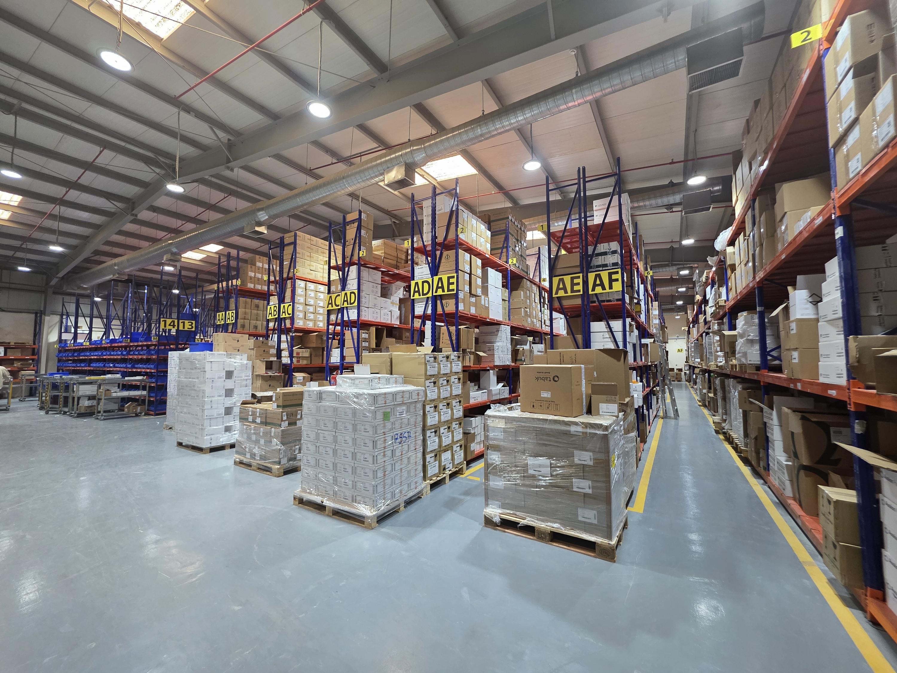 Cold chain storage facility